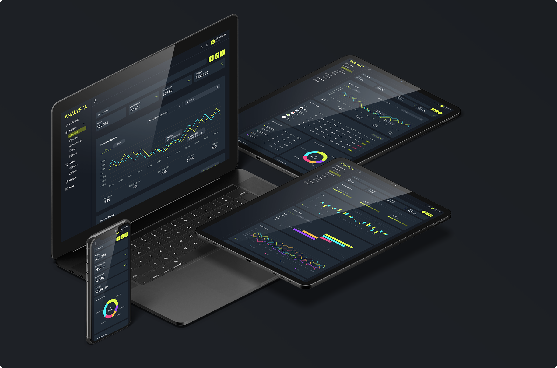 Captura del proyecto Analysta