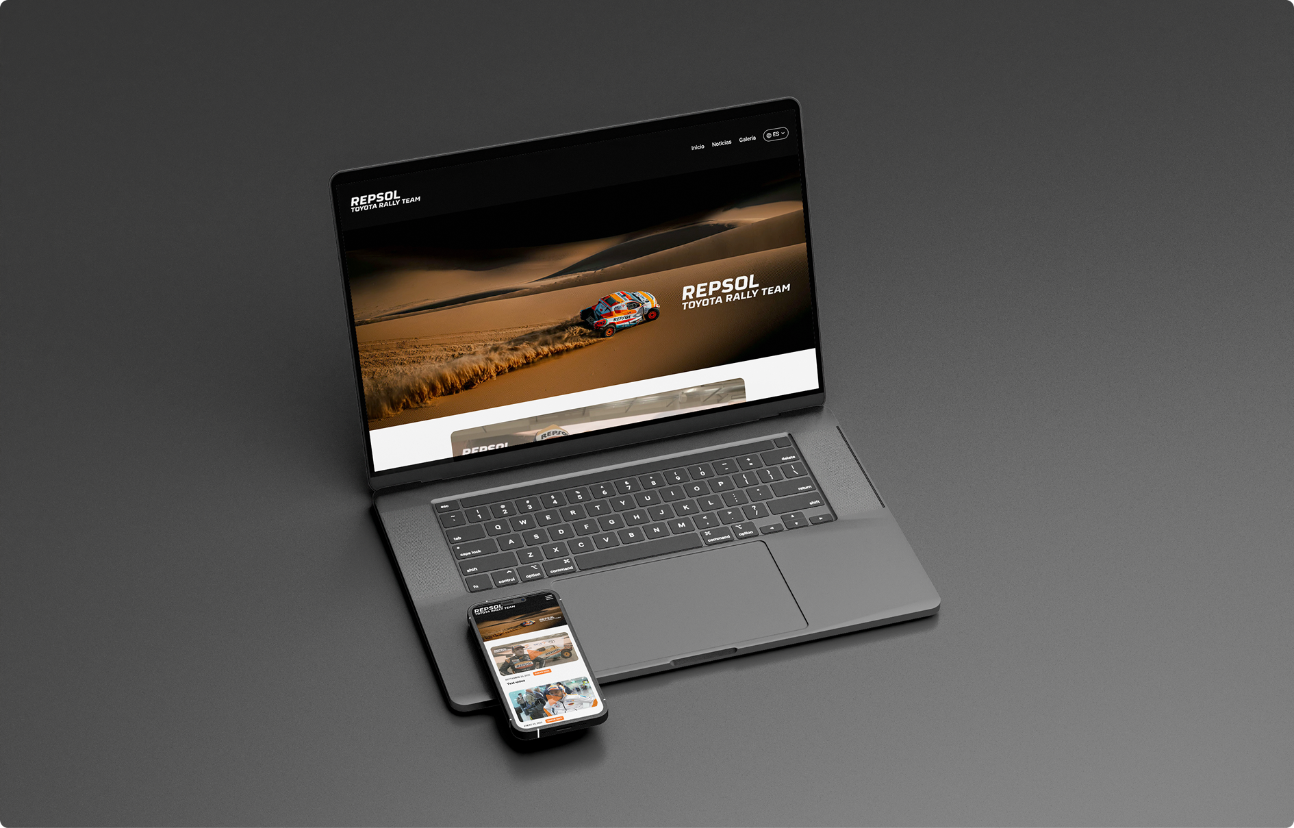 Captura del proyecto NEWSUP